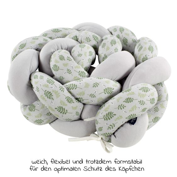 Alvi Nestchenschlange Geflochten - Organic Cotton - Drifting Leaves