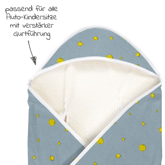 Alvi Reisedecke aus Bio-Baumwolle 80 x 80 cm - Der Kleine Prinz - Limited Edition