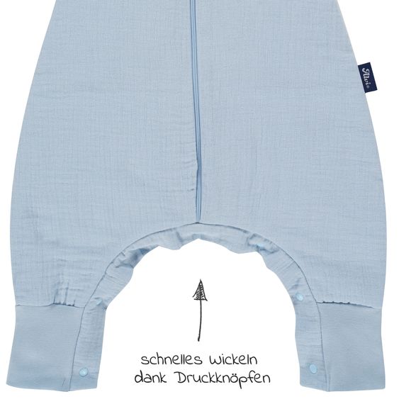 Alvi Sacco a pelo con piedini 4 Season Sleep Overall Mull - Sky Way - misura 90