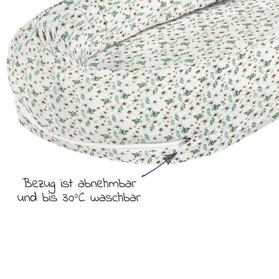 Alvi Organic cotton slumber nest - Petit Fleurs