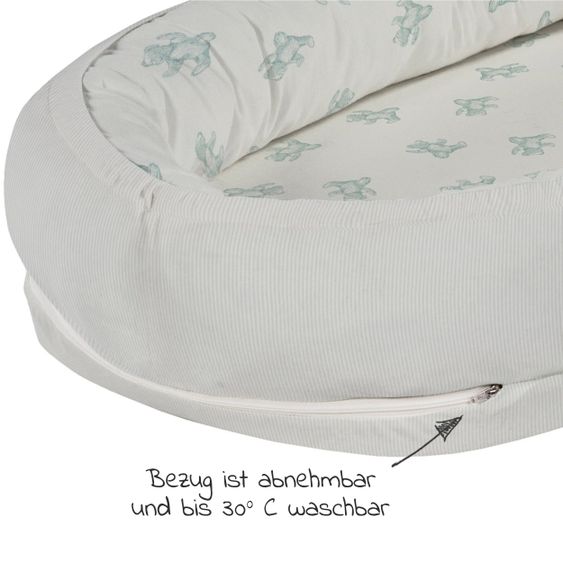 Alvi Schlummer-Nestchen Organic Cotton - Teddy 1961