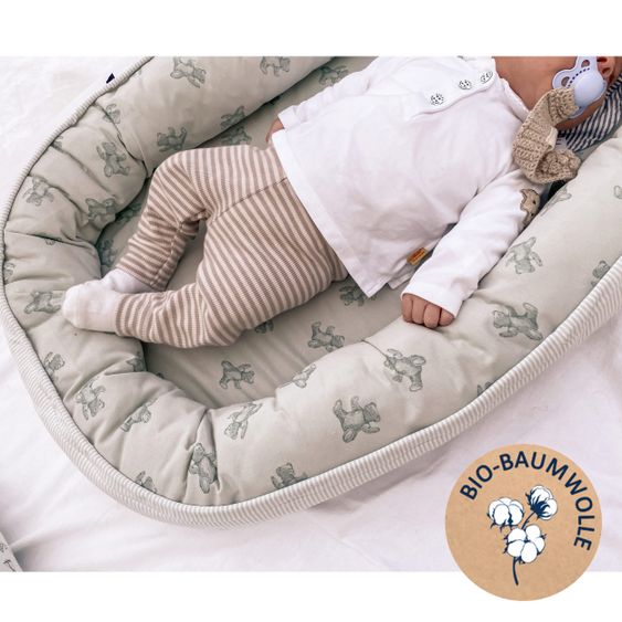Alvi Schlummer-Nestchen Organic Cotton - Teddy 1961