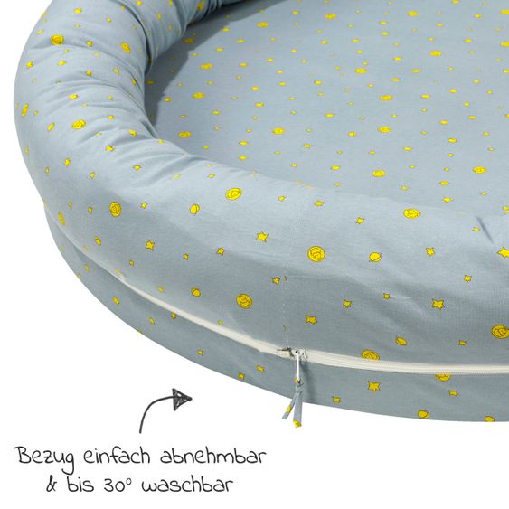 Alvi Schlummer-Nestchen XL aus Bio-Baumwolle - Der Kleine Prinz - Limited Edition