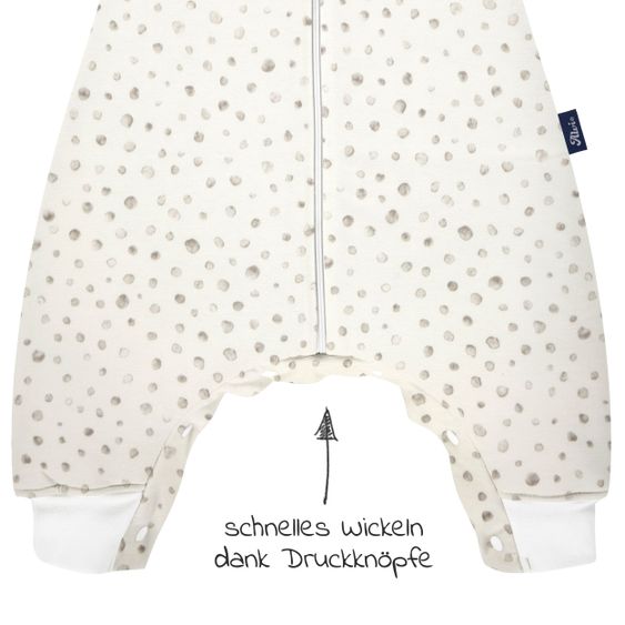 Alvi Sleep-Overall - Aqua Dot - Gr. 80 cm