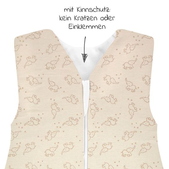 Alvi Sleep-Overall aus Bio-Baumwolle - Starfant - Gr. 70 cm