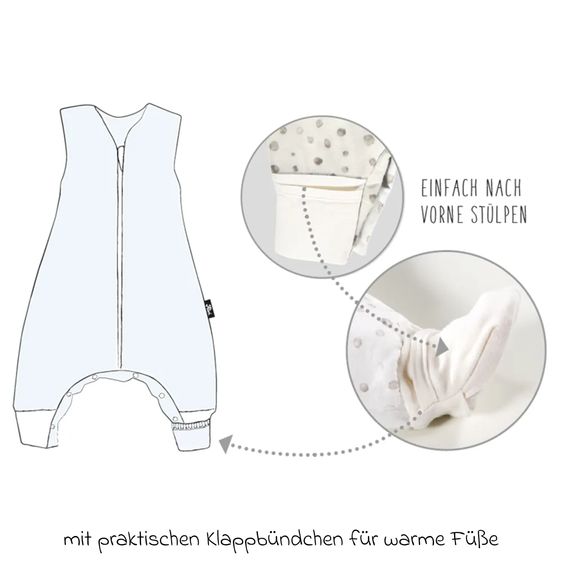 Alvi Sleep-Overall - Slub Muslin - Gr. 110 cm