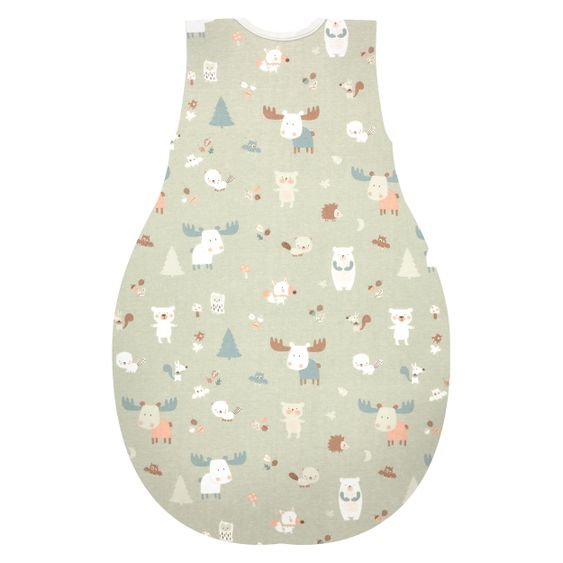 Alvi Sommer-Kugelschlafsack Molton Light - Baby Forest - Gr. 90 cm