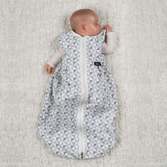 Alvi Sommer Schlafsack Mäxchen Light - Triangel Silbergrau - Gr. 70 cm