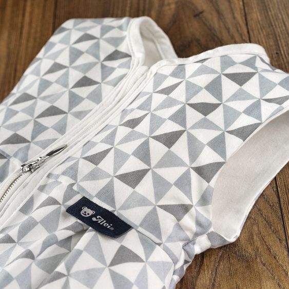 Alvi Sommer Schlafsack Mäxchen Light - Triangel Silbergrau - Gr. 70 cm