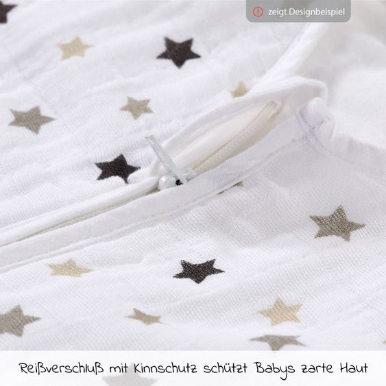 Alvi Summer Sleeping Bag Mull - Light Pink - Gr. 90 cm