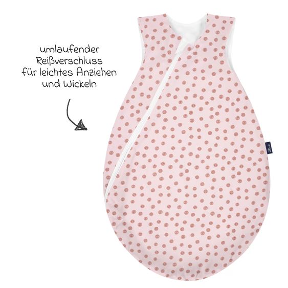 Alvi Sommer-Schlafsack Sommertraum - Organic Cotton - Curly Dots - Gr. 110 cm