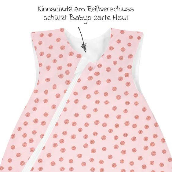 Alvi Sommer-Schlafsack Sommertraum - Organic Cotton - Curly Dots - Gr. 110 cm