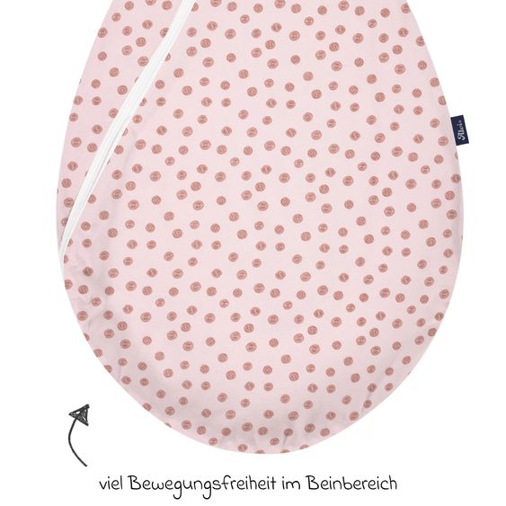 Alvi Sommer-Schlafsack Sommertraum - Organic Cotton - Curly Dots - Gr. 110 cm