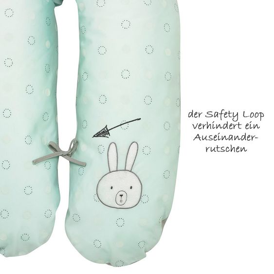 Alvi Stillkissen 190 cm - Friendship Eisblau