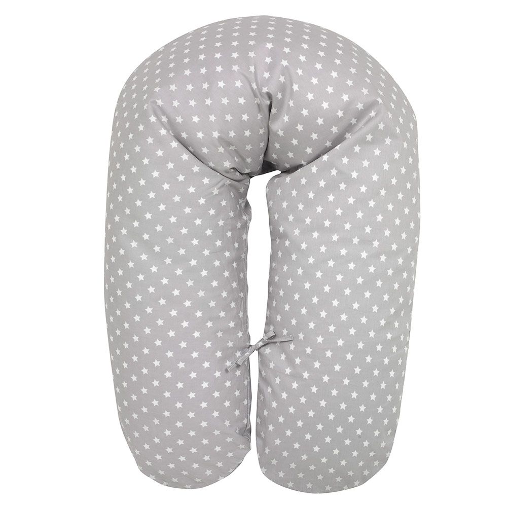 Alvi Stillkissen 190 cm - Stars - Silber