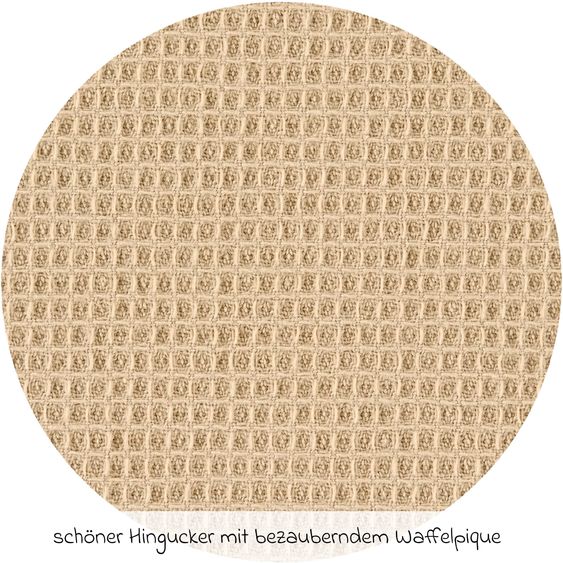 Alvi Stoff-Wickelauflage 70 x 85 cm - Waffelpique