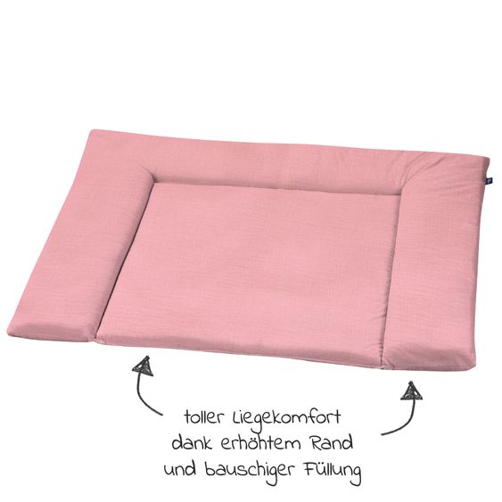 Alvi Stoff-Wickelauflage Mull 70 x 85 cm - Fox Glove