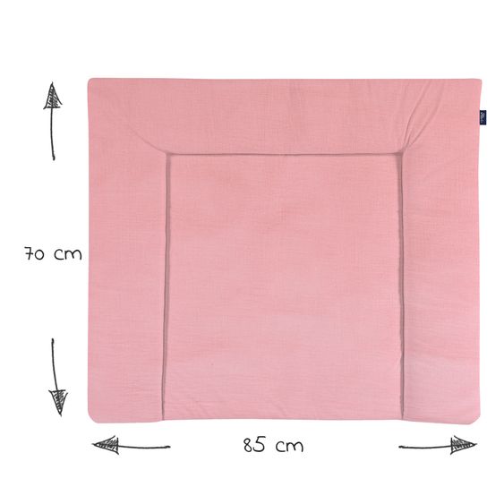 Alvi Stoff-Wickelauflage Mull 70 x 85 cm - Fox Glove