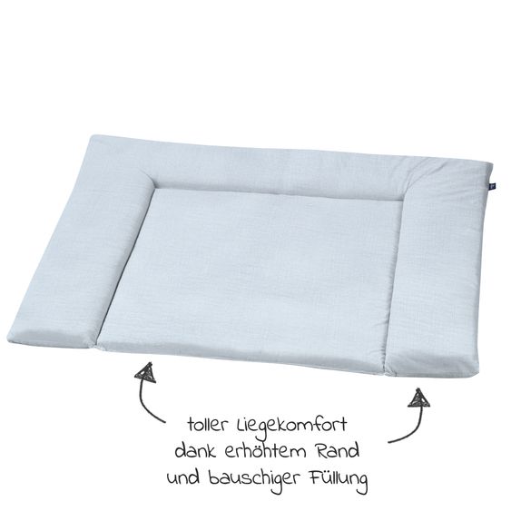 Alvi Stoff-Wickelauflage Mull 70 x 85 cm - Sky Way