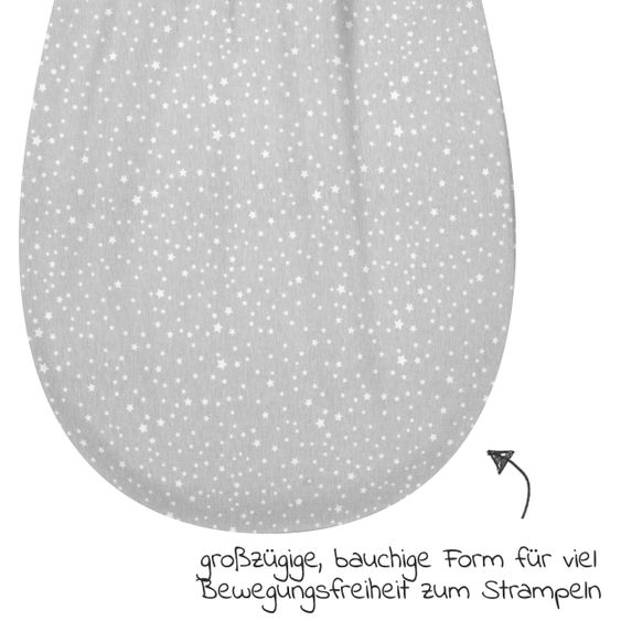 Alvi Strampelsack Schlupf-Mäxchen Jersey Light - Sternenhimmel