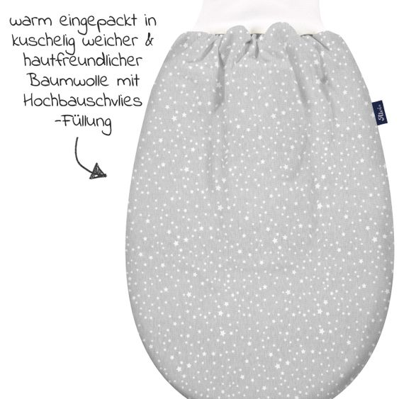 Alvi Strampelsack Schlupf-Mäxchen Jersey Thermo - Sternenhimmel