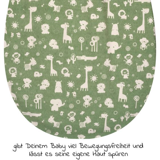 Alvi Strampelsack Schlupfmäxchen Light - Granite Animals