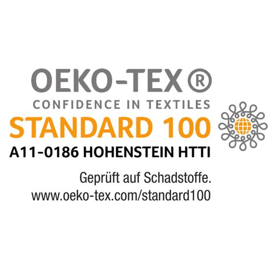 Alvi Strickdecke 75 x 100 cm - Streifenfant - Grau