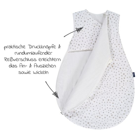 Alvi Baby swaddle - Aqua Dot - size 100