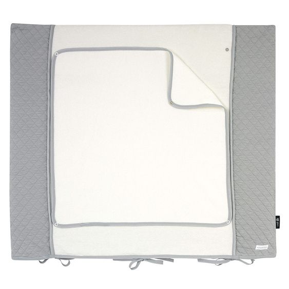 Alvi Wickelauflage mit Bezug bellybutton - Dream - Grey