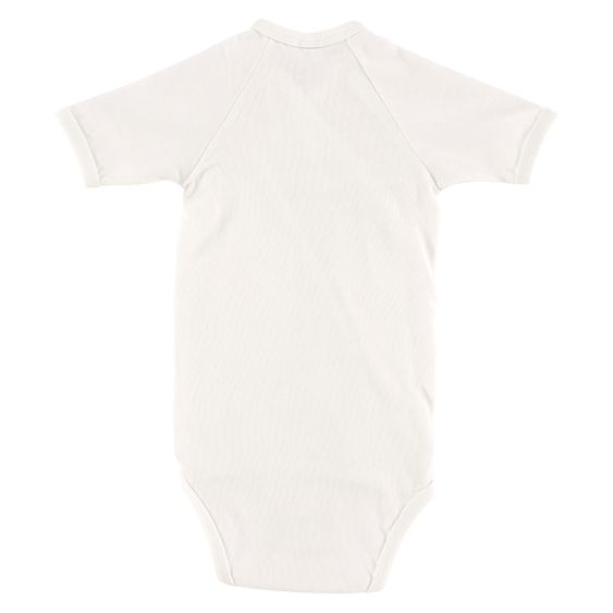 Alvi Wickelbody 2er Pack Kurzarm Organic Cotton - Grau + Weiß - Gr. 50