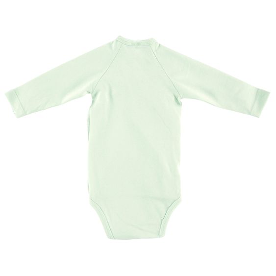 Alvi Wickelbody 2er Pack Langarm Organic Cotton - Mint + Weiß - Gr. 50