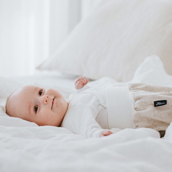 Alvi Wickelbody 2er Pack Langarm Organic Cotton - Mint + Weiß - Gr. 50