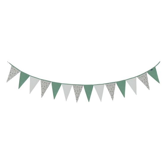 Alvi Wimpelgirlande Organic Cotton 280 cm - Drifting Leaves