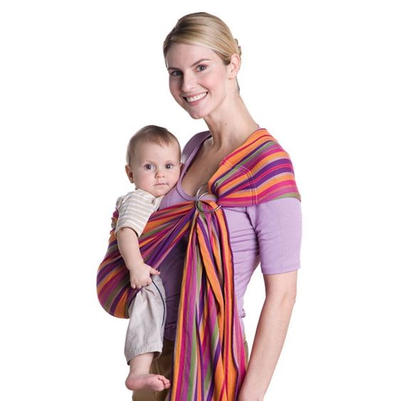 Amazonas Tragetuch Ring Sling 180 cm - Lollipop