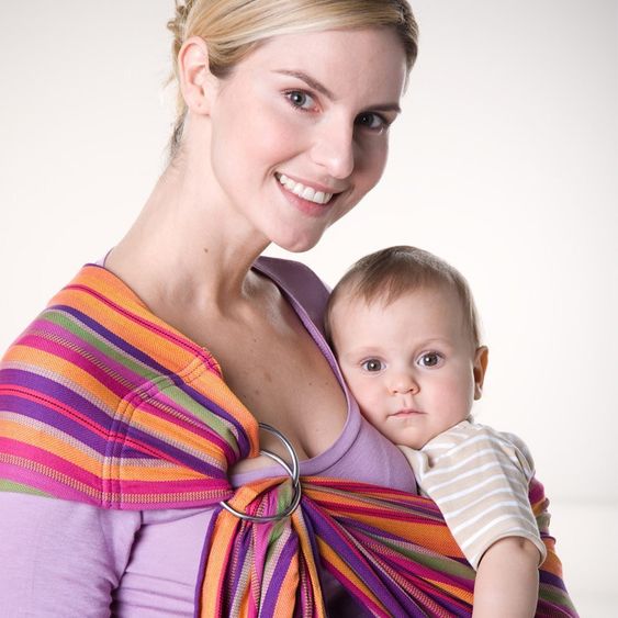 Amazonas Tragetuch Ring Sling 180 cm - Lollipop