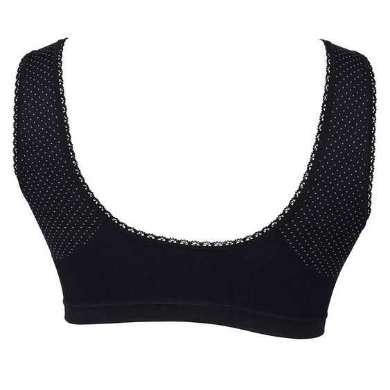 Anita Bustier Gravidanza senza cuciture - Macchie nere - Taglia L