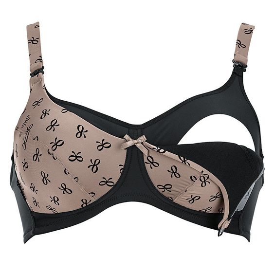 Anita Reggiseno per l'allattamento Miss Ribbon - Nero Mocca - Taglia 80 D