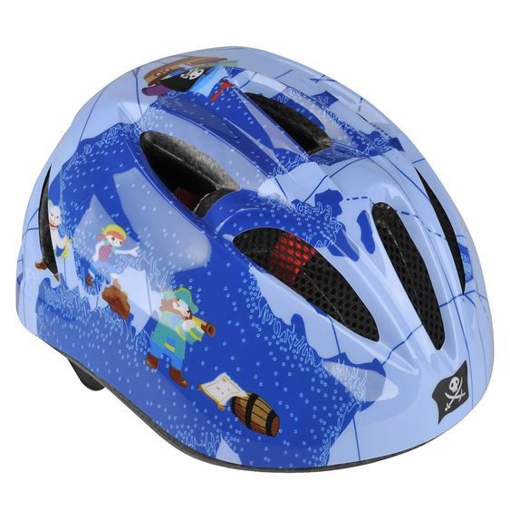 Asmi Casco da bicicletta 48 - 54 cm - Pirata - taglia XS / S