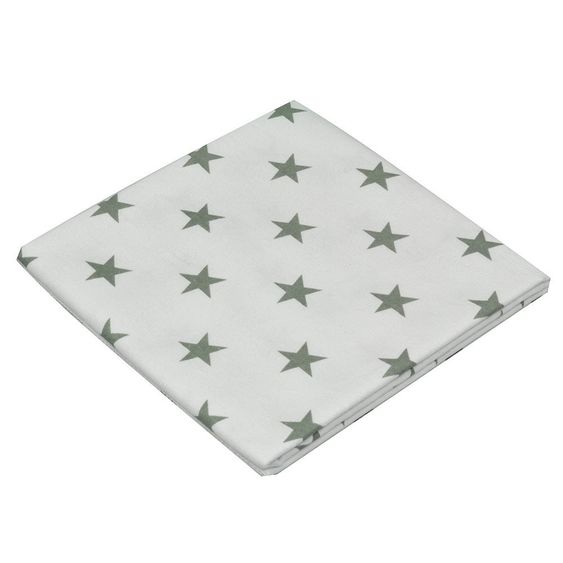 Asmi Moltontuch 2er Pack 80 x 80 cm - Sternchen Taupe