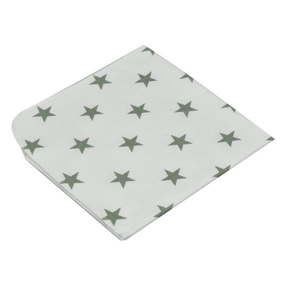 Asmi Moltontuch 3er Pack 40 x 40 cm - Sternchen Taupe