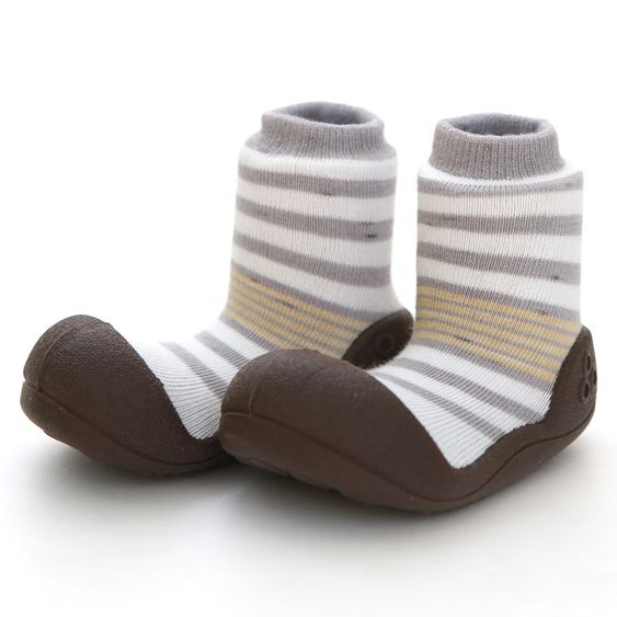 Attipas Lauflernschuhe Natural Herb Bio - Braun - Gr. 19