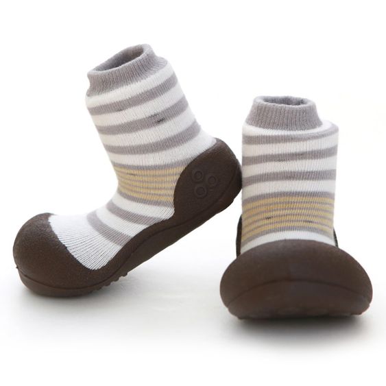 Attipas Lauflernschuhe Natural Herb Bio - Braun - Gr. 19