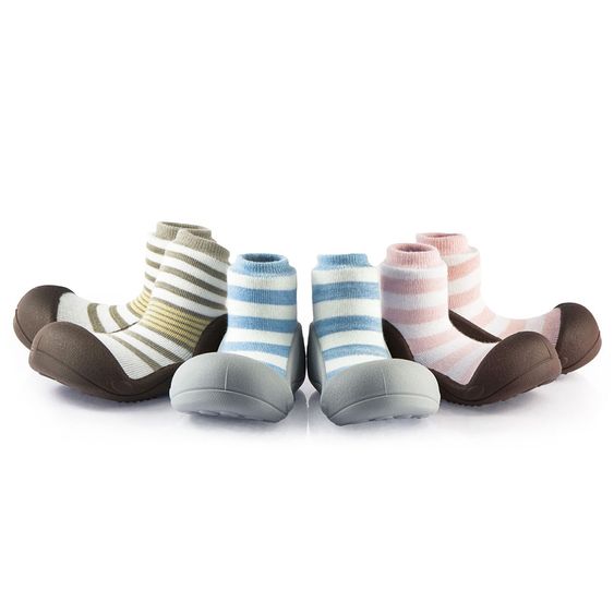 Attipas Lauflernschuhe Natural Herb Bio - Braun - Gr. 19