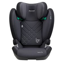 Seggiolino Sora-Fix i-Size 100 cm - 150 cm / da 3 anni a 12 anni con Isofix - Grigio e Nero