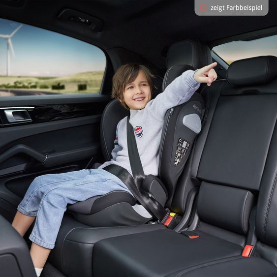 Avova Kindersitz Sora-Fix i-Size ab 3,5 Jahre - 12 Jahre (100 cm - 150 cm) mit Isofix nur 5,5 kg - Lila