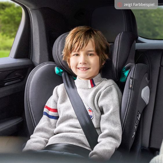 Avova Kindersitz Sora-Fix i-Size ab 3,5 Jahre - 12 Jahre (100 cm - 150 cm) mit Isofix nur 5,5 kg - Lila