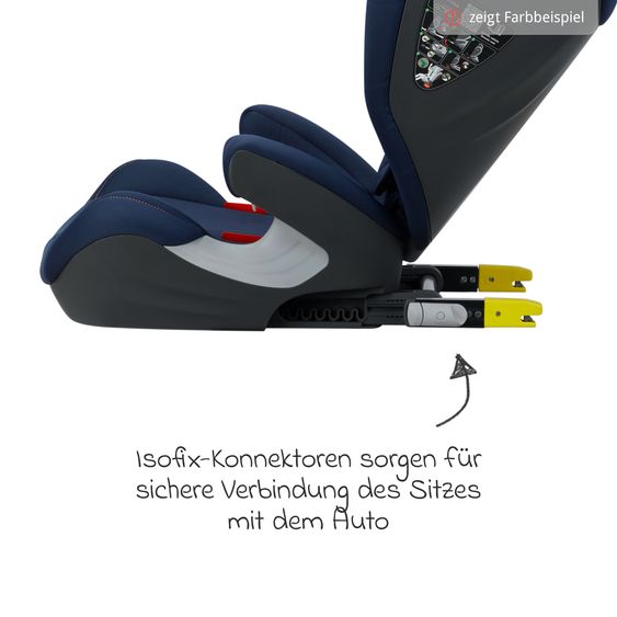 Avova Kindersitz Sora-Fix i-Size ab 3,5 Jahre - 12 Jahre (100 cm - 150 cm) mit Isofix nur 5,5 kg - Lila