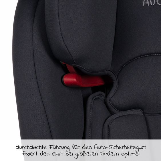 Avova Kindersitz Sperling-Fix i-Size 76 cm - 150 cm / ab 15 Monate bis 12 Jahre mit Isofix & Top Tethers - Koala Grey