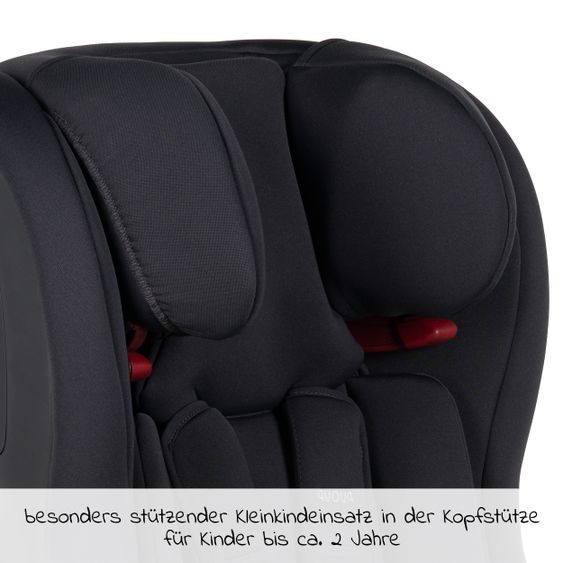 Avova Kindersitz Sperling-Fix i-Size 76 cm - 150 cm / ab 15 Monate bis 12 Jahre mit Isofix & Top Tethers - Koala Grey