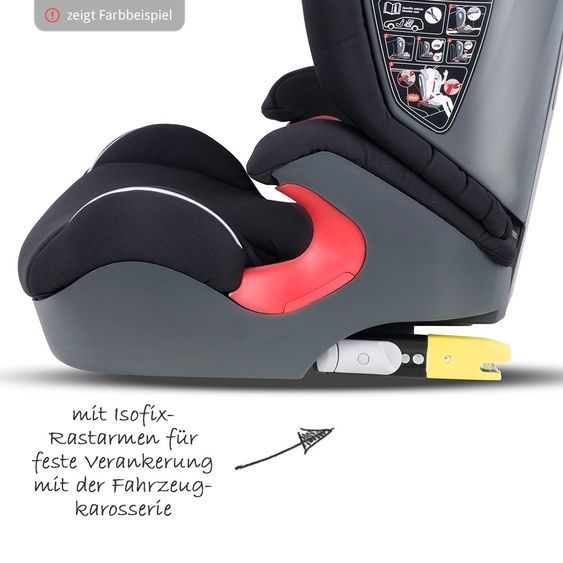 Avova Seggiolino Star Fix i-Size 100 cm - 150 cm / da 3 a 12 anni - Rosso Acero